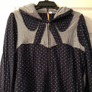 Anthropologie Zip Hooded Jacket